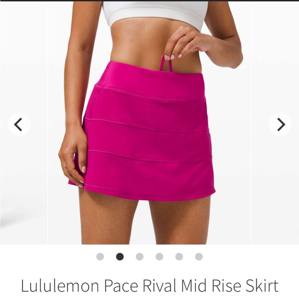 Lululemon Pace Rival Skirt 10